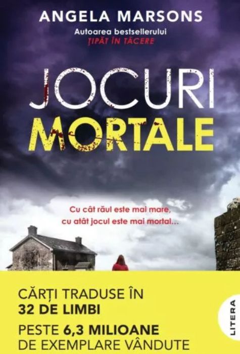 Coperta cărții Jocuri Mortale de Angela Marsons, vol. 2 din seria Detective Kim Stone, Editura Litera