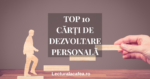 Top 10 cărți de dezvoltare personală – concept de evoluție și progres, siluetă urcând trepte simbolice