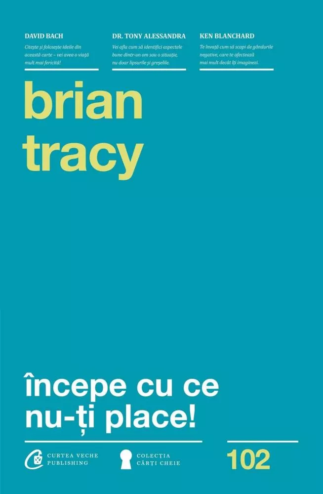 Copertă Începe cu ce nu-ți place! – Brian Tracy – carte despre productivitate și combaterea procrastinării.