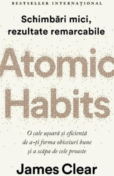 Coperta Atomic Habits – James Clear