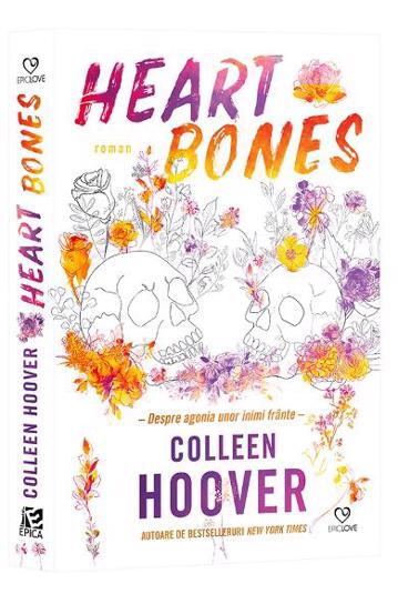Coperta cărții Heart Bones de Colleen Hoover – Prezentarea cărții și recomandare pe blogul Lectura la cafea