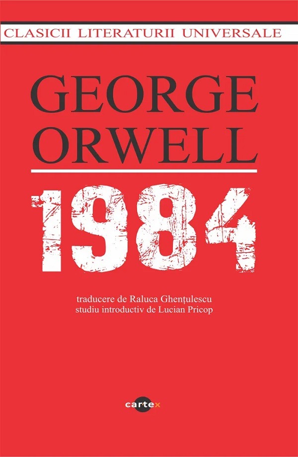Coperta cărții 1984 de George Orwell - Ediție despre cenzură