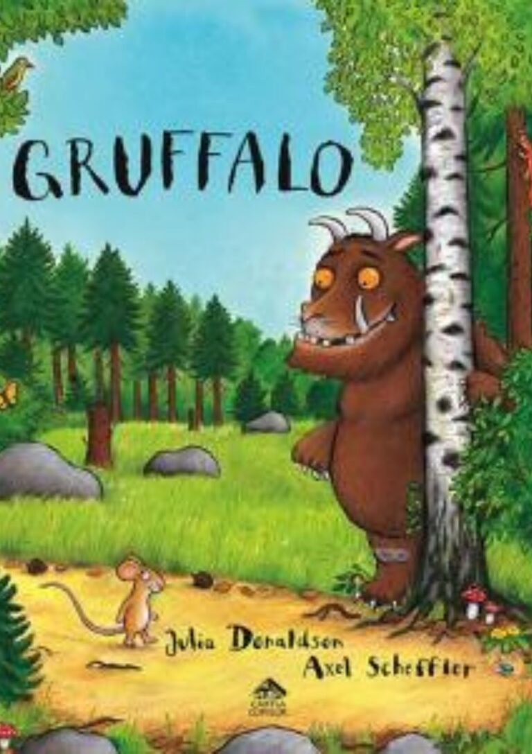 Coperta cărții Gruffalo de Julia Donaldson - Recomandare de lectură pentru copii pe blogul Lectura la cafea